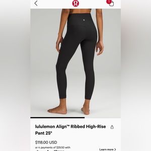 Lululemon Align Ribbed